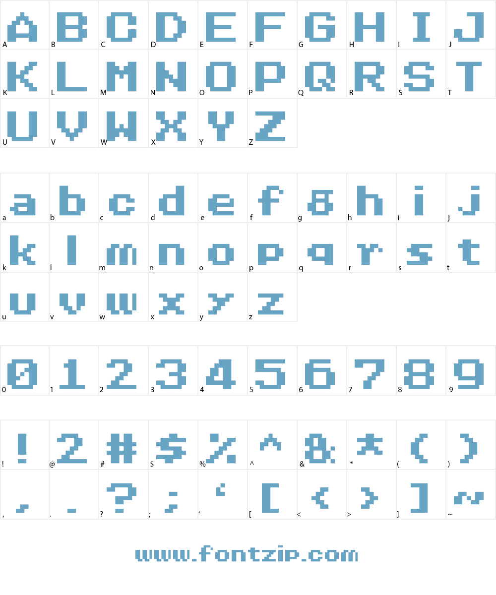 Nineteen Eighty Seven Font Character